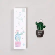 30 шт./упак. с цветочным рисунком кактуса растений Бумага закладки книжные маркеры для книг поделиться для пометки книжных для книг канцелярский подарок