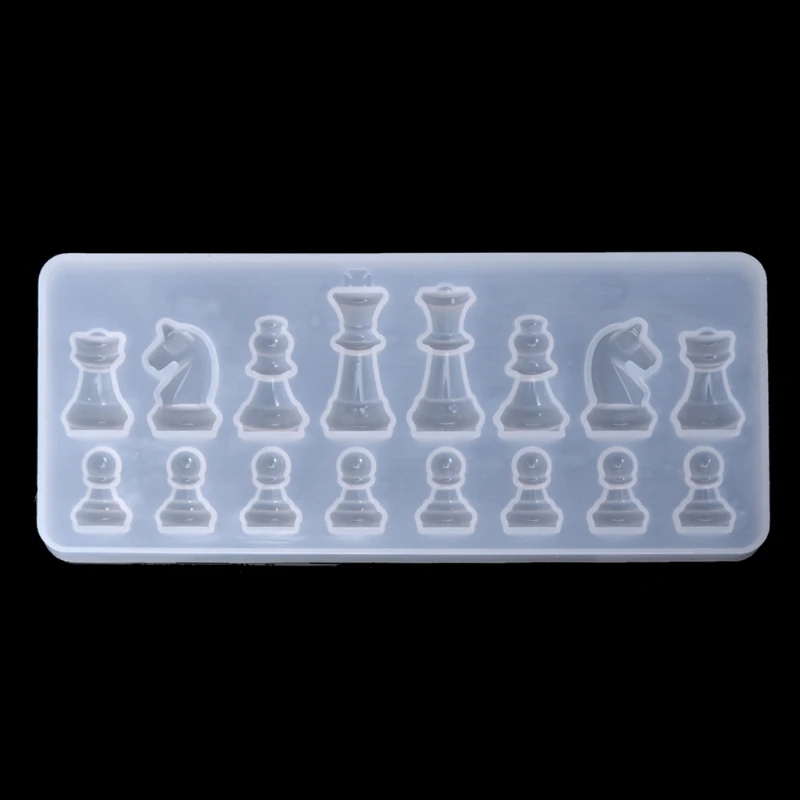 Глина "сделай сам" эпоксидная смола, форма кулон формы клей палку плесень International в форме шахмат силиконовые формы