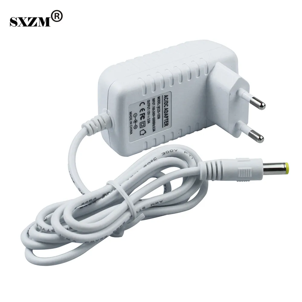 Universal 12V2A power supply white EU/UK/AU/US plug AC110 220V to DC12V