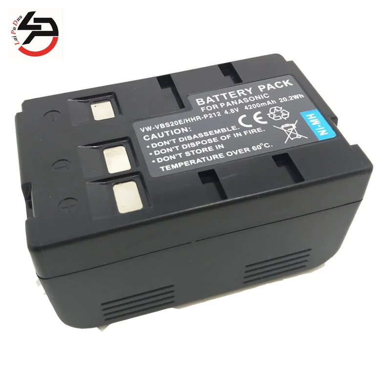 Laipuduo 4200mah 100 marca de batería de la cámara para Panasonic HHR