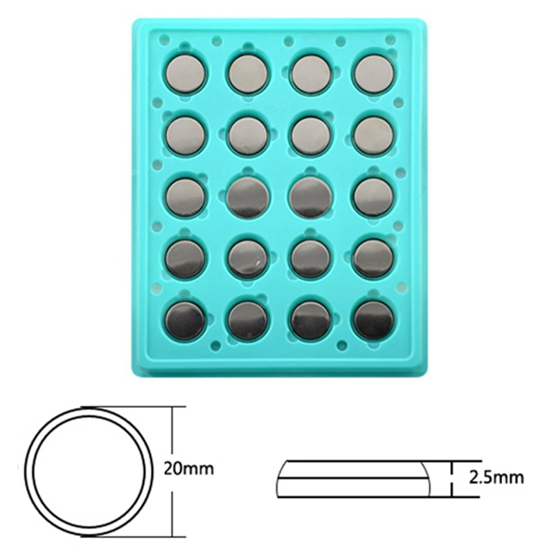 20 шт CR2025 3V литиевая Батарея Кнопка ячейки Батарея 2025 CR2025 BR2025 DL2025 KCR2025 L12 для часы с калькулятором игрушка