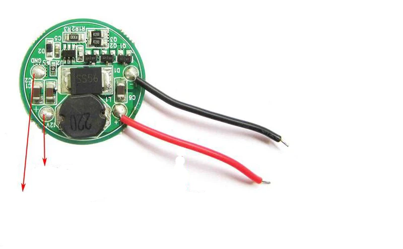 Светодиодный источник питания 3 7 В 4 12 24 для Cree Вт 5 10 XPE XRE XPG2 Q5 XML L2 T6 18650