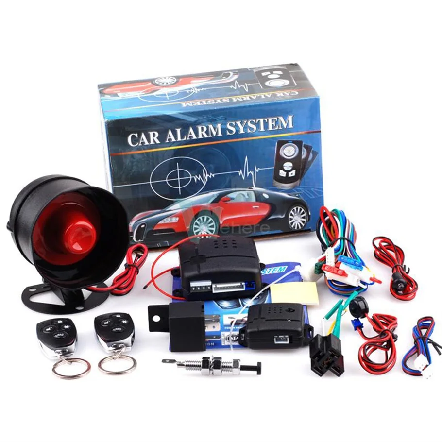 Universal 1 Way Car Alarm Vehicle System Protec tion Security System