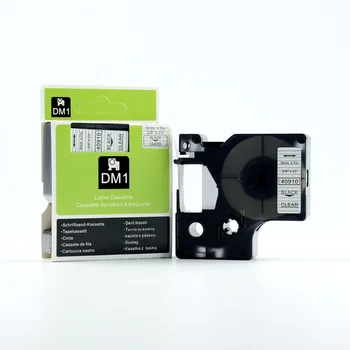 

40PCS PUTY compatible DYMO D1 40910 9mm*7m black on clear label tapes compatible for DYMO Label Manager label printer 40910