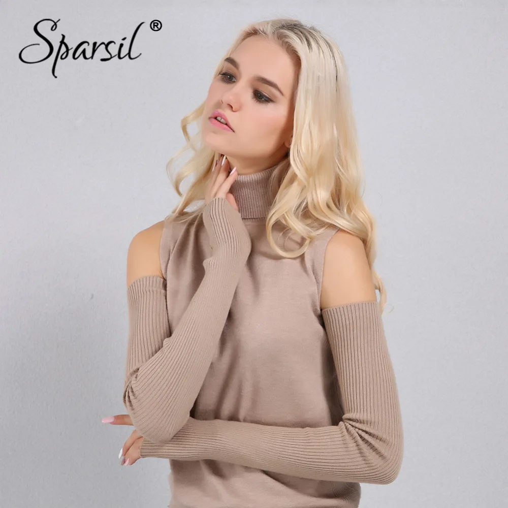 

Sparsil Women Winter Cashmere Long Gloves Solid Knitted Soft Arm Warmers Female Fingerless Autumn Glove Opera Length 60cm Mitten