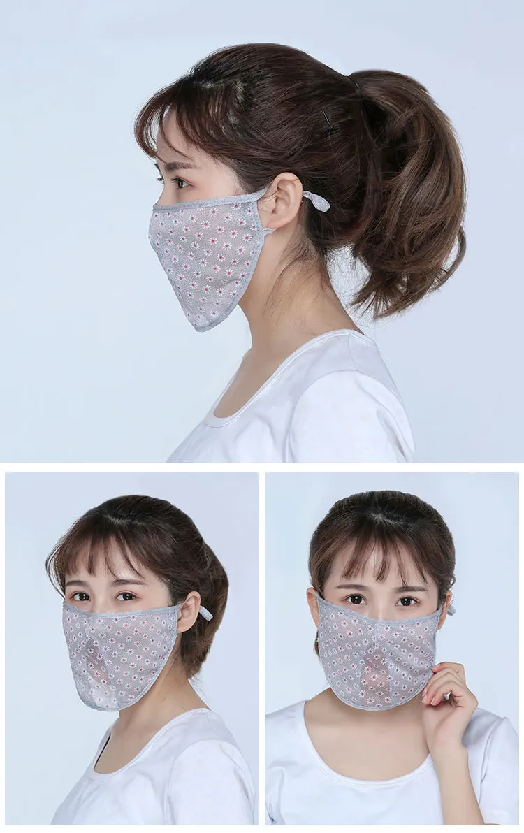 Гольф х-б маска для лица Womans Golf УФ-блокирующая маска для рта защитная маска для лица