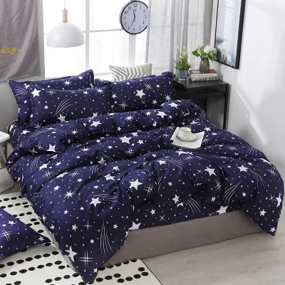 3/4pcs/Set Pink Purple Unicorn Kids Bedding Set Bed Linen Linings Cotton Duvet Cover Set Bed Sheet Pillowcases Home Textie - Цвет: 118