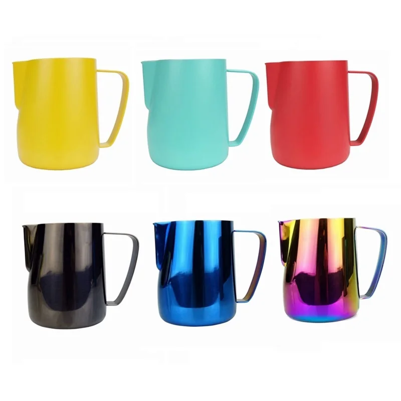 

350ml/600ml Stainless Steel Milk Frothing Jug Espresso Coffee Cream Cup Pitcher Cafe Barista Latte Art Milk Foamer Creamer Tool