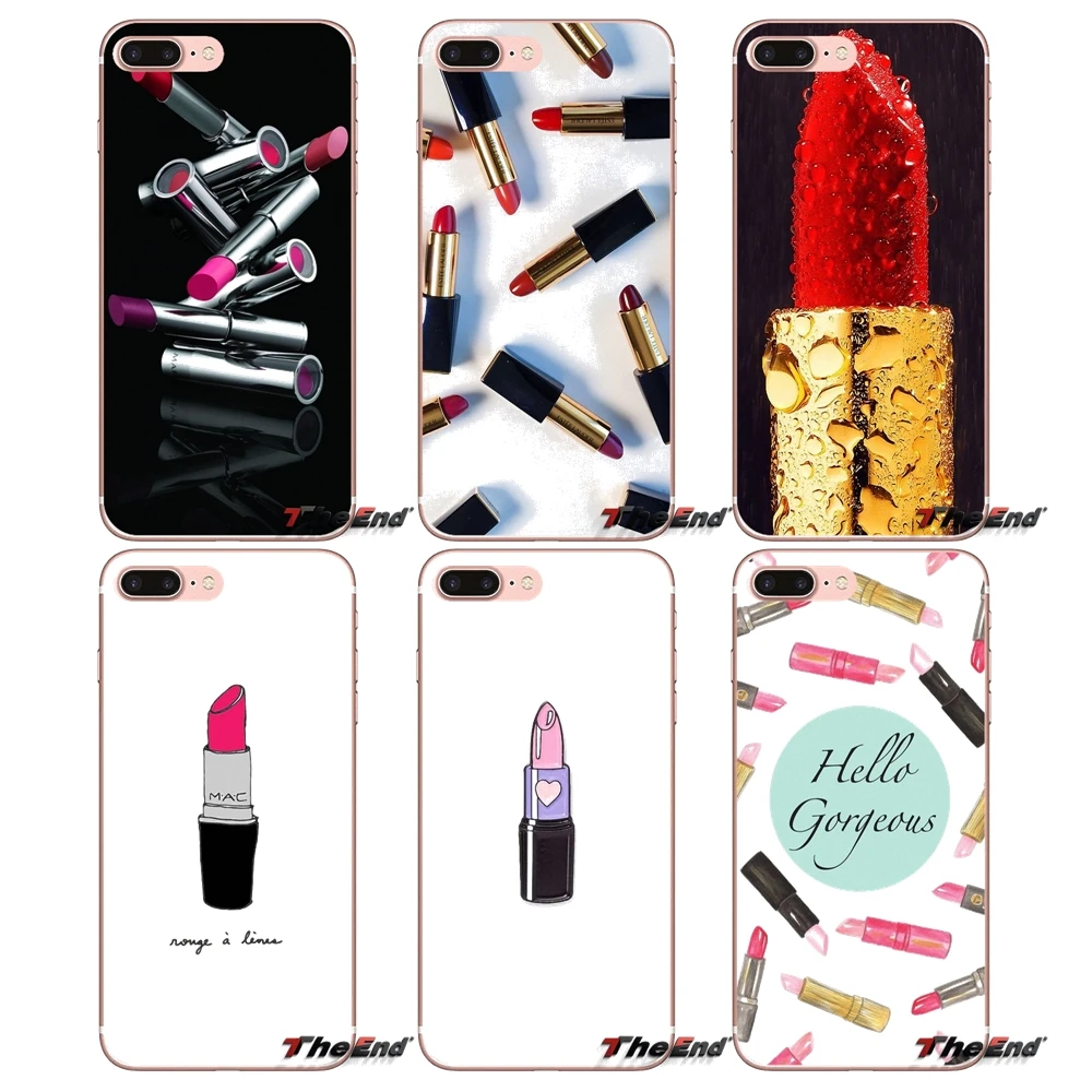 Beauty Makeup Lover Lipstick TPU Soft Case For Xiaomi Redmi 4 3 3S Pro