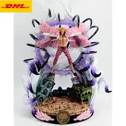 28 "Цельная статуя Dressrosa бюст donquixote doflamingo полноразмерная портретная нить фруктовая анимационная фигурка GK игрушечная коробка 72 см B1531