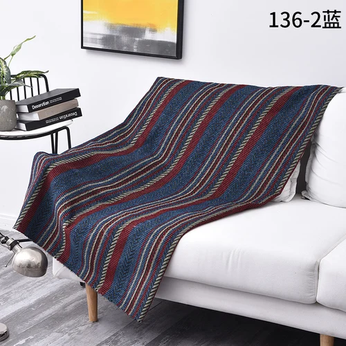 Ширина 5" диван покрытие ткань плотная ткань из жаккарда из синели DIY скатерть декоративный фон Богемия - Цвет: 136-2