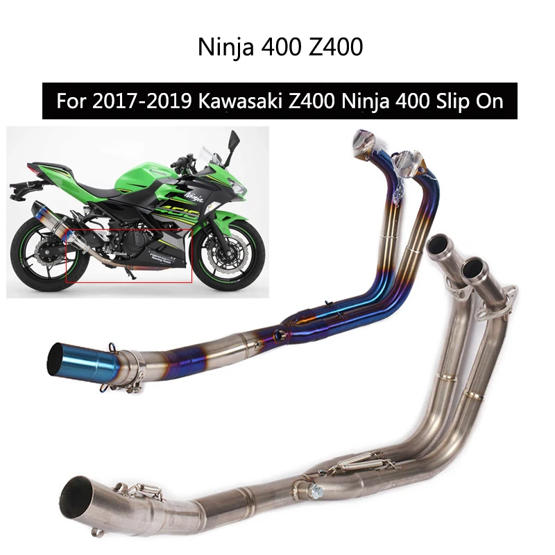 Stainless Steel 304 Bend Tube Intermediate Link Pipe,For Ninja 400 Z400 2018 2019 Years Motorcycle Exhaust HUO FEI NIAO 51 mm exhaust pipe Stainless Steel 304 Bend Tube Intermediate Link Pipe,For Ninja 400 Z400 2018 2019 Years Motorcycle Exhaust HUO FEI NIAO 51 mm exhaust pipe
