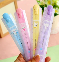 1pc/lot Plastic Folding Ruler Candy Color Length 30 CM for Kids' gift Rulers(SS-1647)