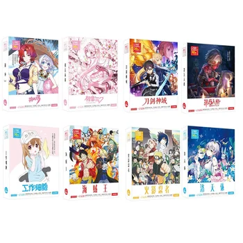 

30 Sheets/Set Anime Cartoon Character Lomo Card Mini Postcard Greeting Card Message Card Christmas Gifts