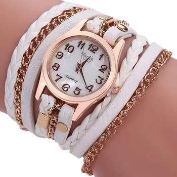 

2019 Hot Sale Fashion Casual Wrist Watch Leather Bracelet Women Watches Relogio Feminino Laides Antique Quartz Watch Clock AC086