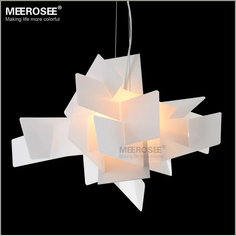 

Modern Decorative Pendant Lighting Fixture Irregular White Red Hanging Lamp Big Bang Art Suspension Lamp for Living Dining room
