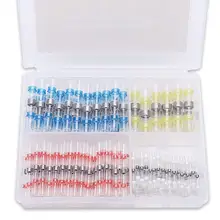 120x Solder Seal Wire Connector Heat Shrink Butt Connectors Electrical Insulated Marine Waterproof Automotive Terminal 480 pcs waterproof heat shrink wire connector assortment automotive marine kit t35
