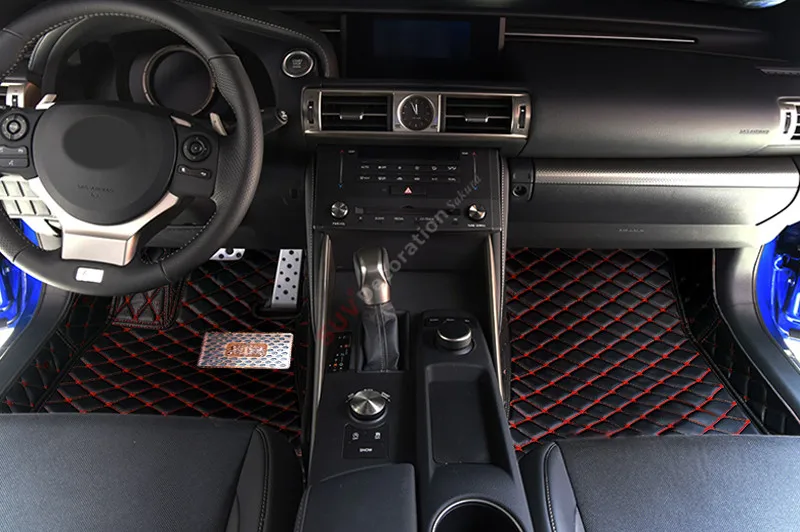 For LEXUS GS300/350/450 L10 2012 2015 Car Leather Floor Mat Pad Carpet