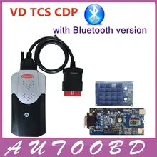 DHL Бесплатно-2014. R2 CDP Bluetooth В. Д. TCS CDP PRO с LED Кабель для OBD2 OBDII Автомобилей/грузовики Мультибрендовый Автомобилей Диагностической Системы