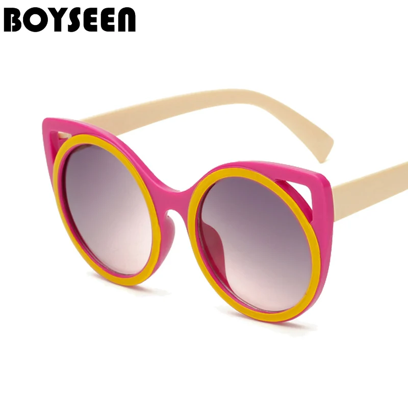 Boyseen Новые детские солнцезащитные очки для детей дизайнерские темные очки для мальчиков и девочек, для малышей Детские очки UV400 6150