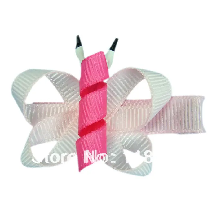 

Supply 100pcs/lot Handmade Butterfly Ribbon Sculpture Hair Bow Free Shipping