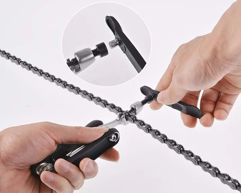 42Hot ROCKBROS High Hardness Premium Alloy Bicycle Pocket Repair Tools 11 in 1 Set Folding Mini Multifunction Cycling Bike Tools