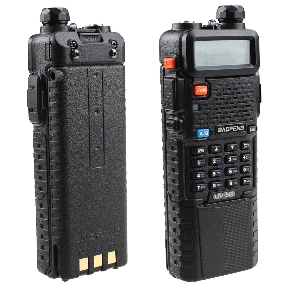 Baofeng UV-5r, обновленная рация, двухсторонняя радиостанция, 3800 мА/ч, длинный аккумулятор, UV5R, Двухдиапазонная UHF VHF радиостанция, Охотничья радиостанция