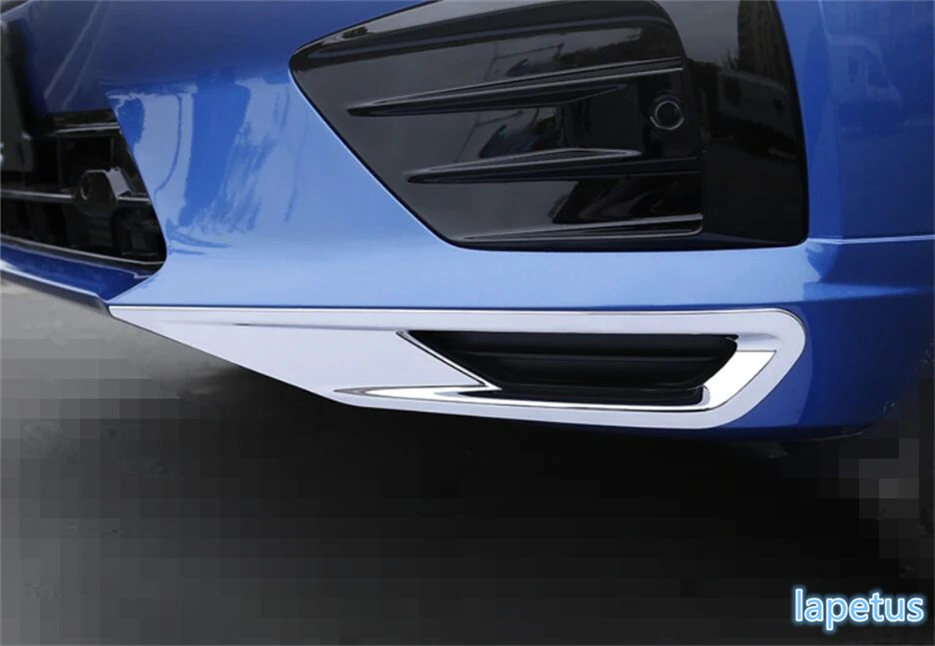 

Lapetus Front Under Fog Lights Lamp Eyelid Eyebrow Decorative Frame Cover Trim 2 Pcs / Set Fit For Volvo XC60 2018 2019 2020 ABS