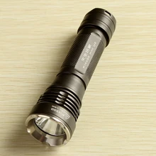 h591 Free shipping sports & entertainment outdoor sports supplies P14500 outdoor LED flashlight black anti oxygen blowing hard