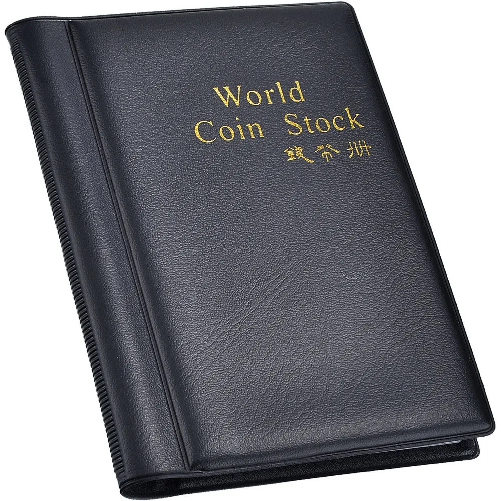 Hotop 120 Pockets Coin Holder Collection Coin Storage Album Book For Collectors,