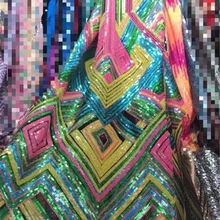 Модная красивая H-1961712 нигерийская Вышивка Тюль французское кружево африканская французская кружевная ткань с seqins