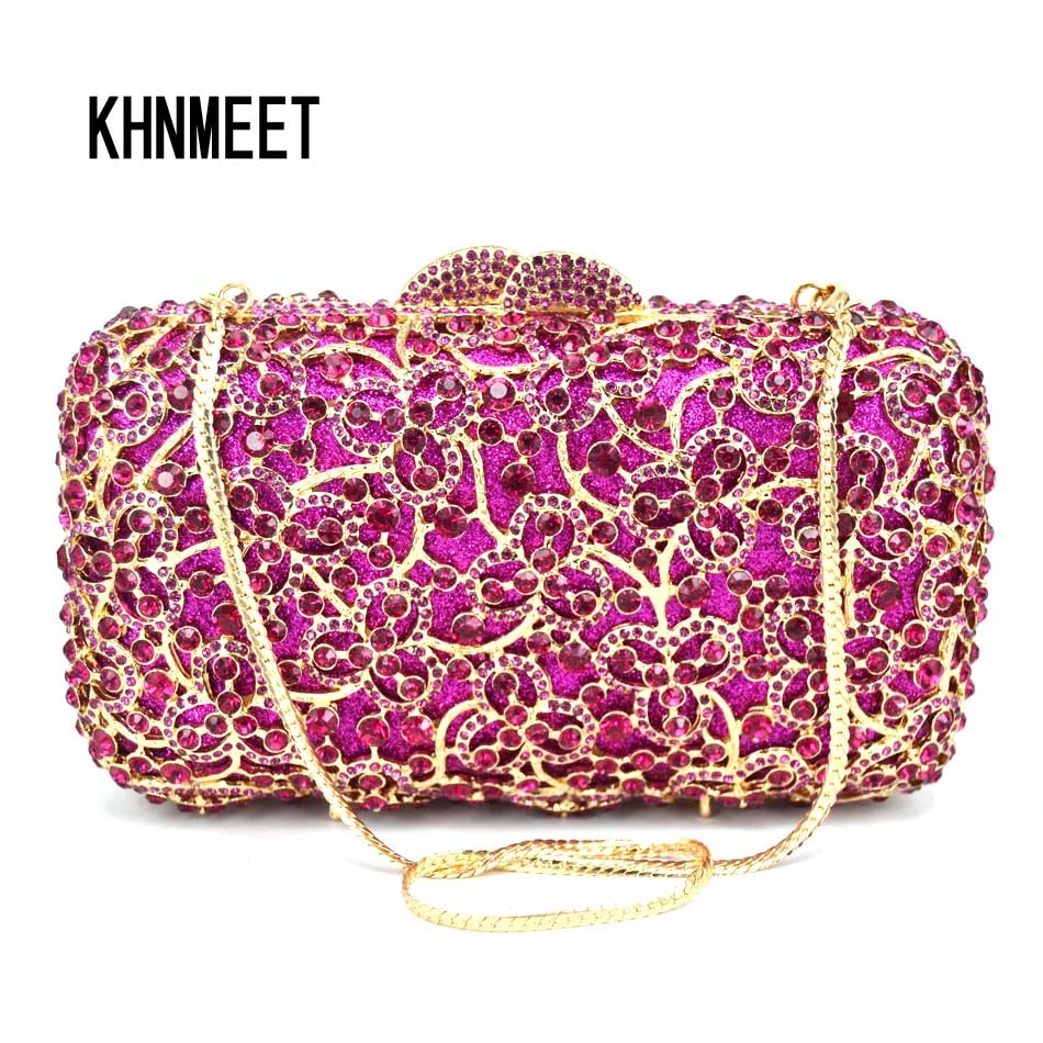 Fuchsia clutch purse Clearance