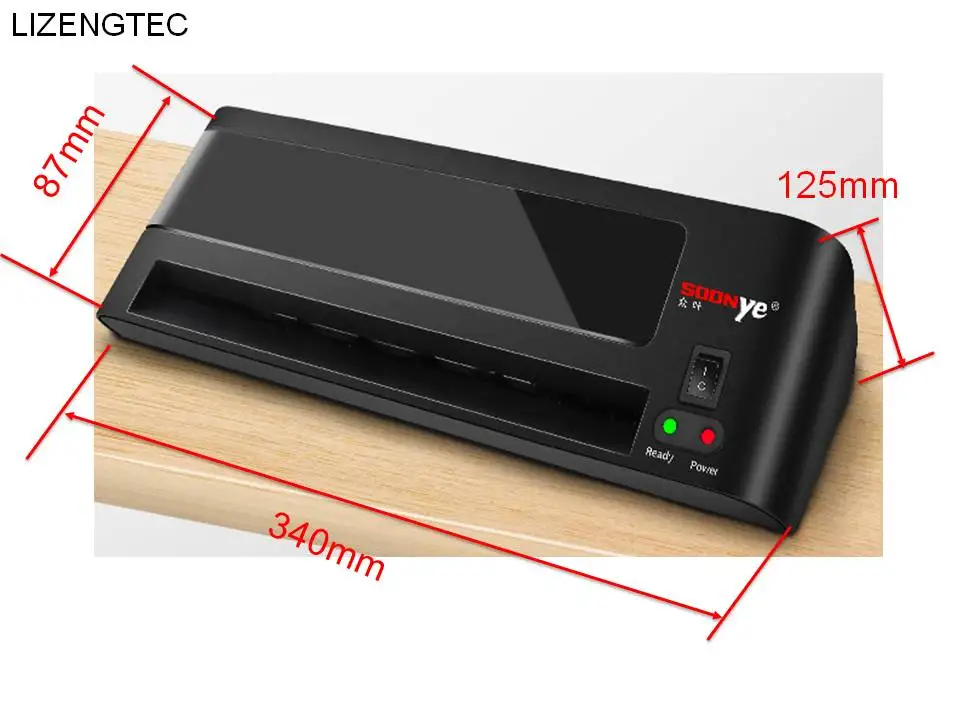 shipping lizengtec новые офисные кресла горячей и холодной роликовый ламинатор для A4 Бумага документ фото низкая Мощность