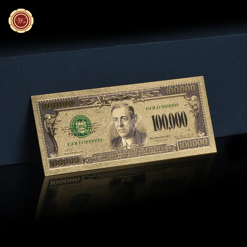 Цветная бумага для банкнот США, коллекция денег 1000000 долларов США