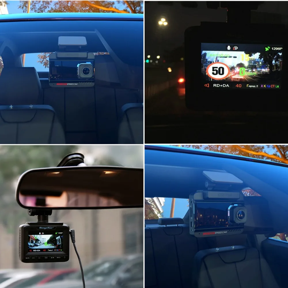 Россия 3 в 1 Антирадары GPS регистраторы Двойной объектив FHD 1296 P видео Регистраторы