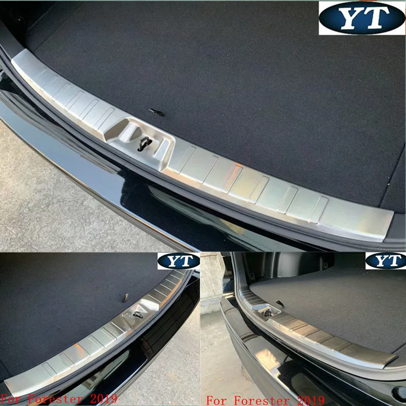 Auto rear bumper protector trim interior for Subaru