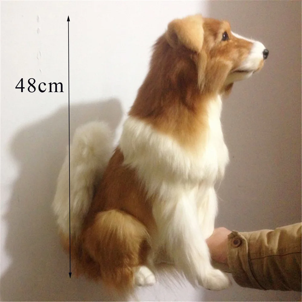 Fancytrader Big Simulated Herding Dog Toy Realistic Stuffed Golden Retriever Doll12