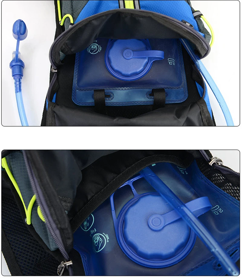Водонепроницаемый походный гидратационный рюкзак для мочевого пузыря, складной мужской спортивный рюкзак для альпинизма, велосипедный рюкзак для горного велосипеда, без сумки для воды