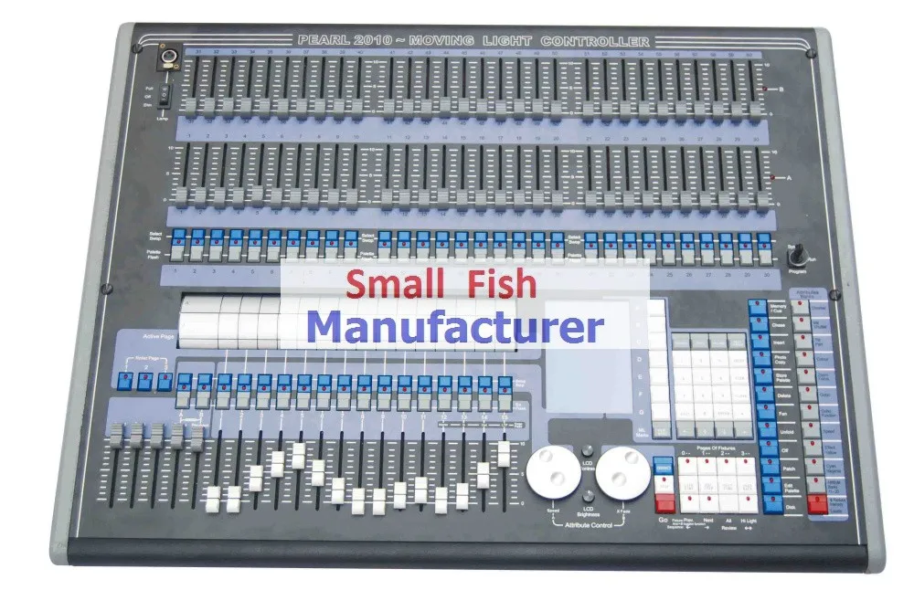 Бесплатная доставка DMX компьютер контроллер жемчужина 2010 DMX консоли Профессиональный Номинальный DJ оборудование для сценического