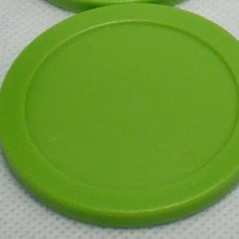 2шт Зеленый Воздушный хоккейный стол толкатель шайба 63 мм 2-1/" GoalieS 74 5 мм толщина Высокая толщина