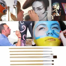 IMAGIC Body painting paint brush painting face paint brush set 6pcs