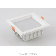 Высокопроизводительный светодиодный драйвер, квадратные встроенные светильники с отверстием 125x125 мм