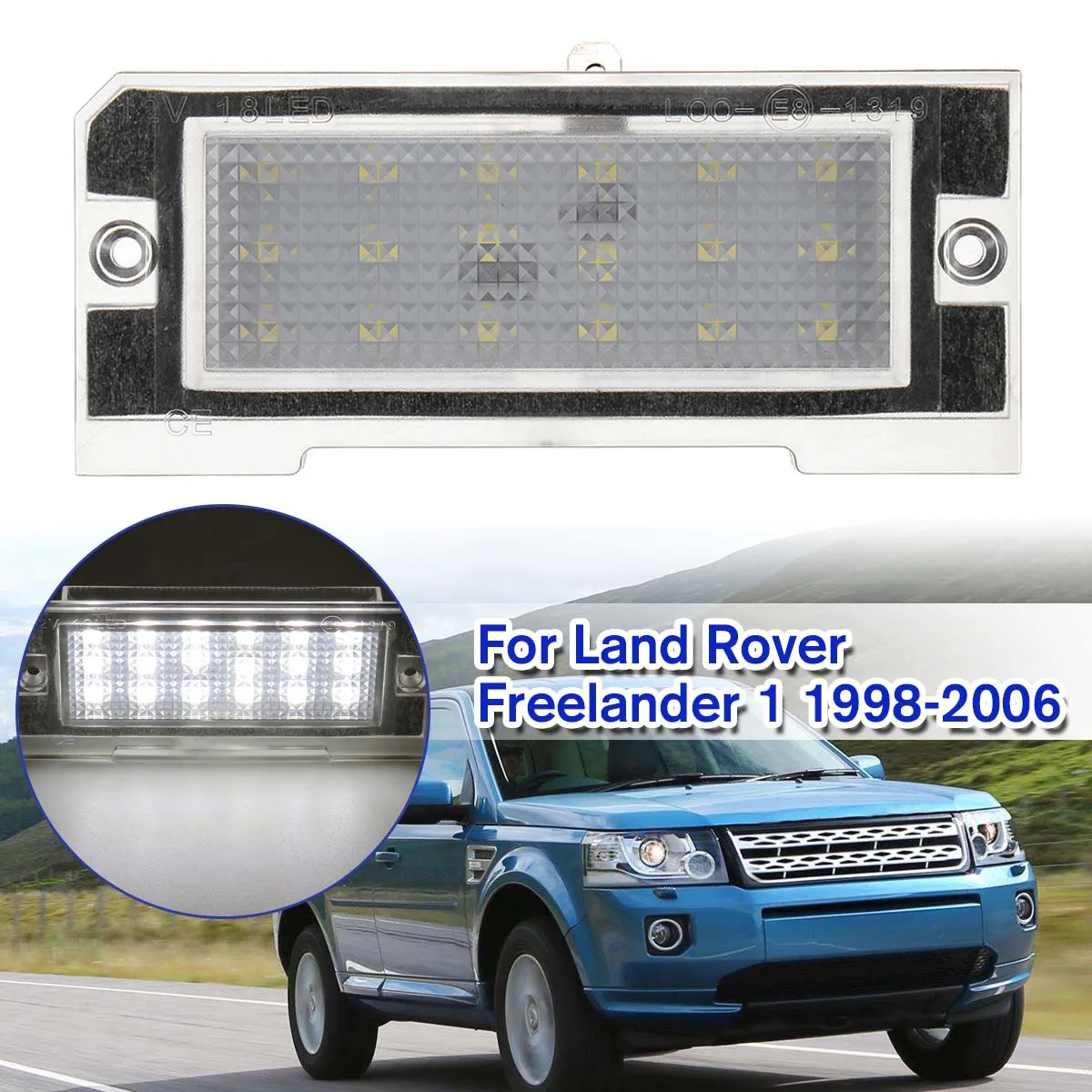 Для Land Rover freelander 1 1998-2006 Автомобильный светодиодный светильник номерного знака сигнальная лампа