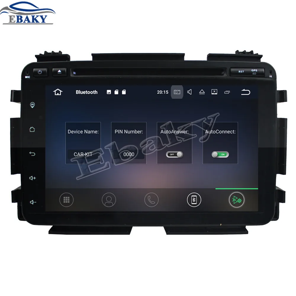 Best NaviTopia 8inch Quad Core 2GB RAM Android 8.1 Car DVD Player For HONDA HRV 2015 VEZEL 2015 with Radio Audio/Mirror Link /GPS 5