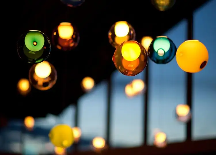 Скандинавский светильник ing творческая личность Ресторан подвесной светильник современный минималистичный светильник для гостиной спальни цветной стеклянный пузырьковый светильник