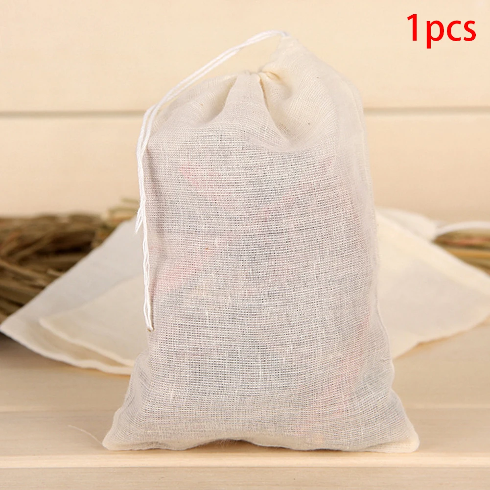 

Reusable Food Filter Mesh Bag Nut Milk Bean Muslin Fish Soup Cook Boiling