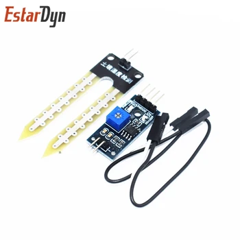 

10PCS Smart Electronics Soil Moisture Hygrometer Detection Humidity Sensor Module Development Board DIY Robot Smart Car tu