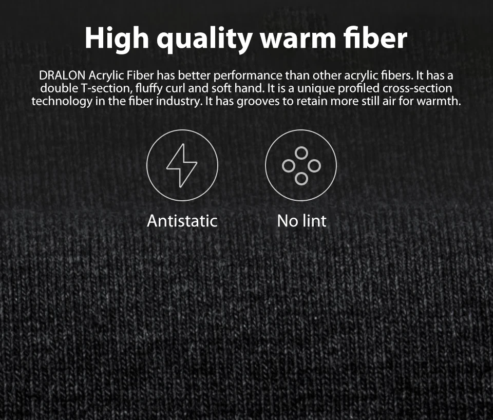 Original xiaomi mijia COTTONSMITH velvet seamless warm suit winter base coat autumn warm clothes (7)