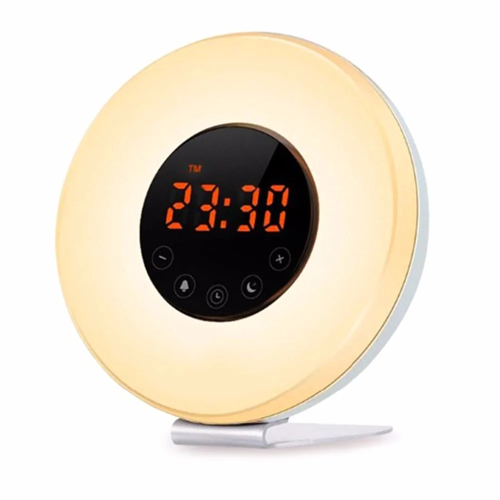 

Amteker Wake-Up Light Alarm Clock With Sunrise Simulation And FM Radio Sound