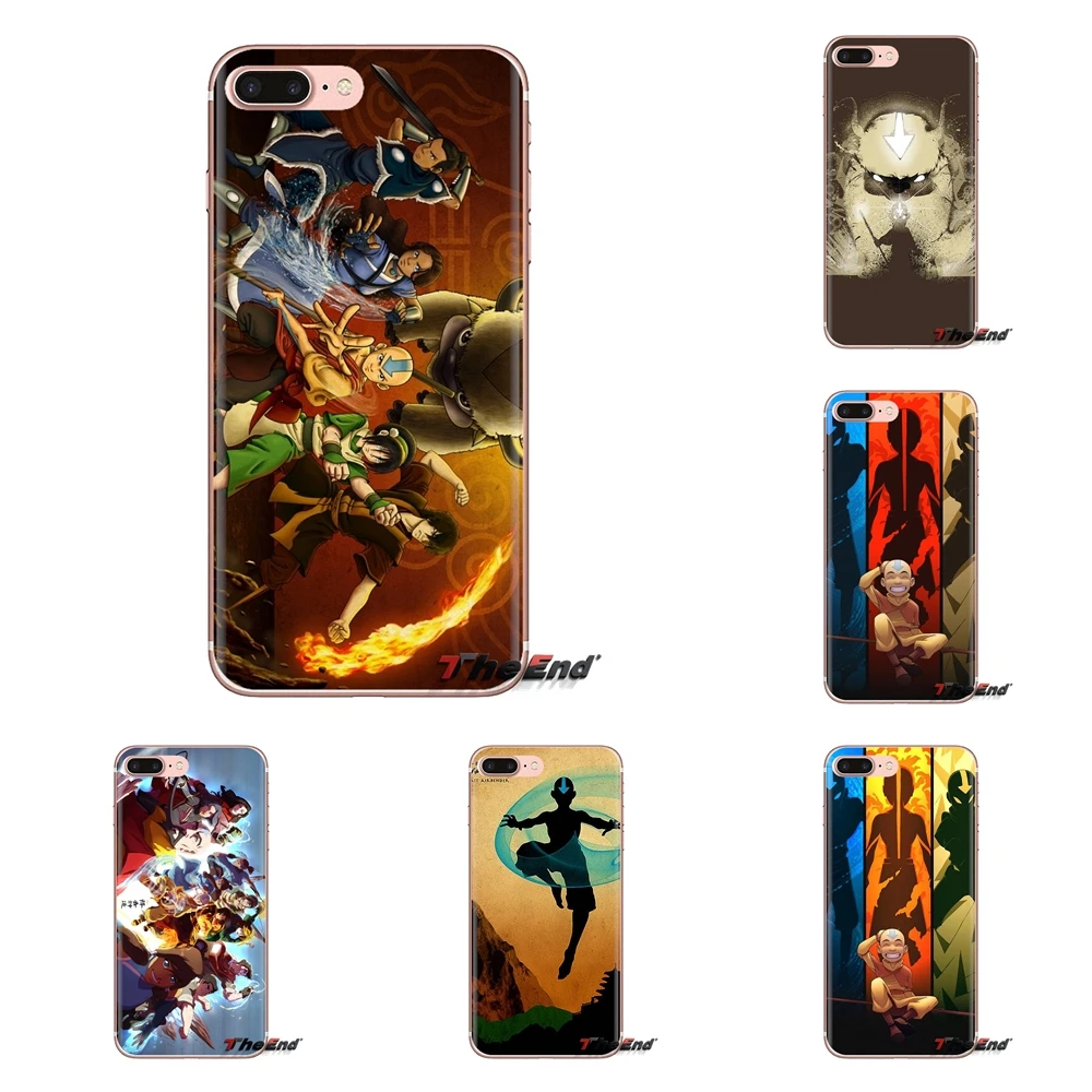 

For Huawei Mate Honor 4C 5C 5X 6X 7 7A 7C 8 9 10 8C 8X 20 Lite Pro Avatar The Last Airbender Art Transparent Soft Cases Covers